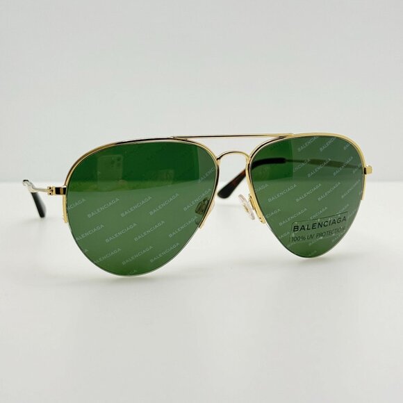 Balenciaga Sunglasses BA 125 28N 58-14-145 Italy Aviator Pilot - Picture 1 of 8